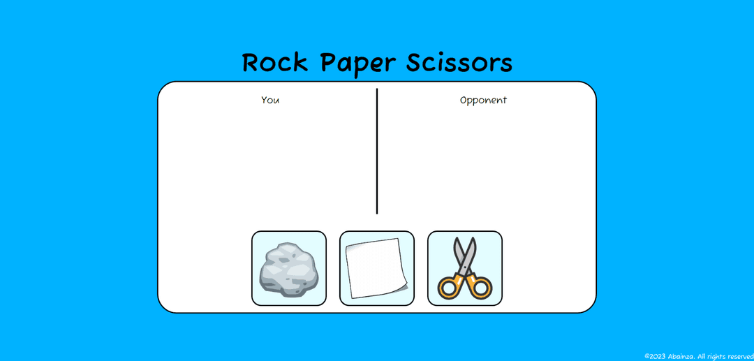 image of rock paper scissors website